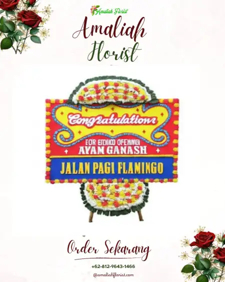Sewa Papan Bunga Kawasan Perkantoran Slipi Jakarta Barat